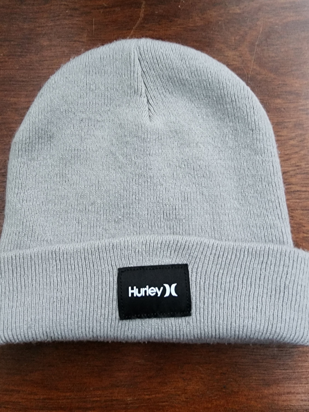 Hurley Gray Knit Beanie